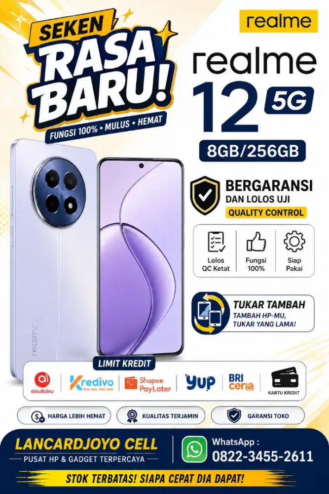 Realme 12 5G 8/256 Like New