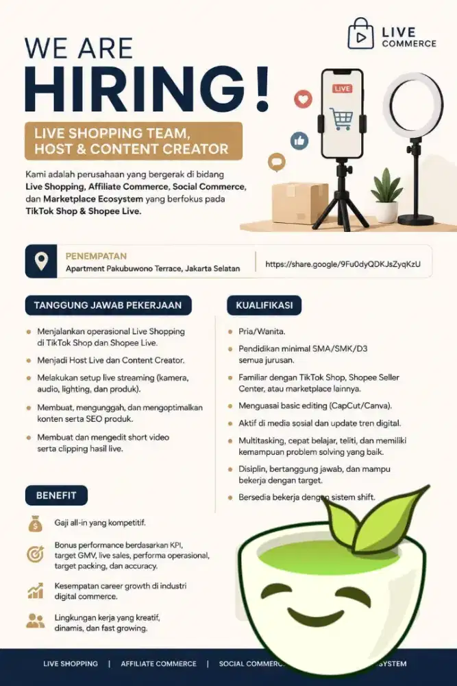 LOKER HOST LIVE PENGALAMAN
