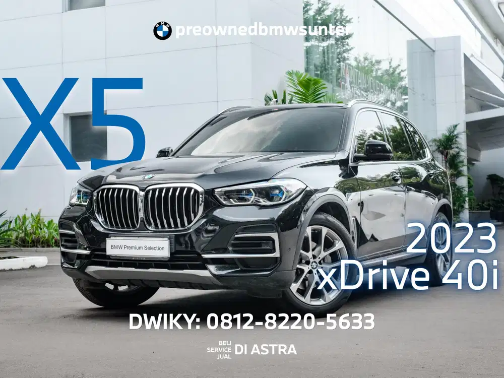 SUV PALING DICARI! BMW X5 xDrive40i AT 2023 LOW KM