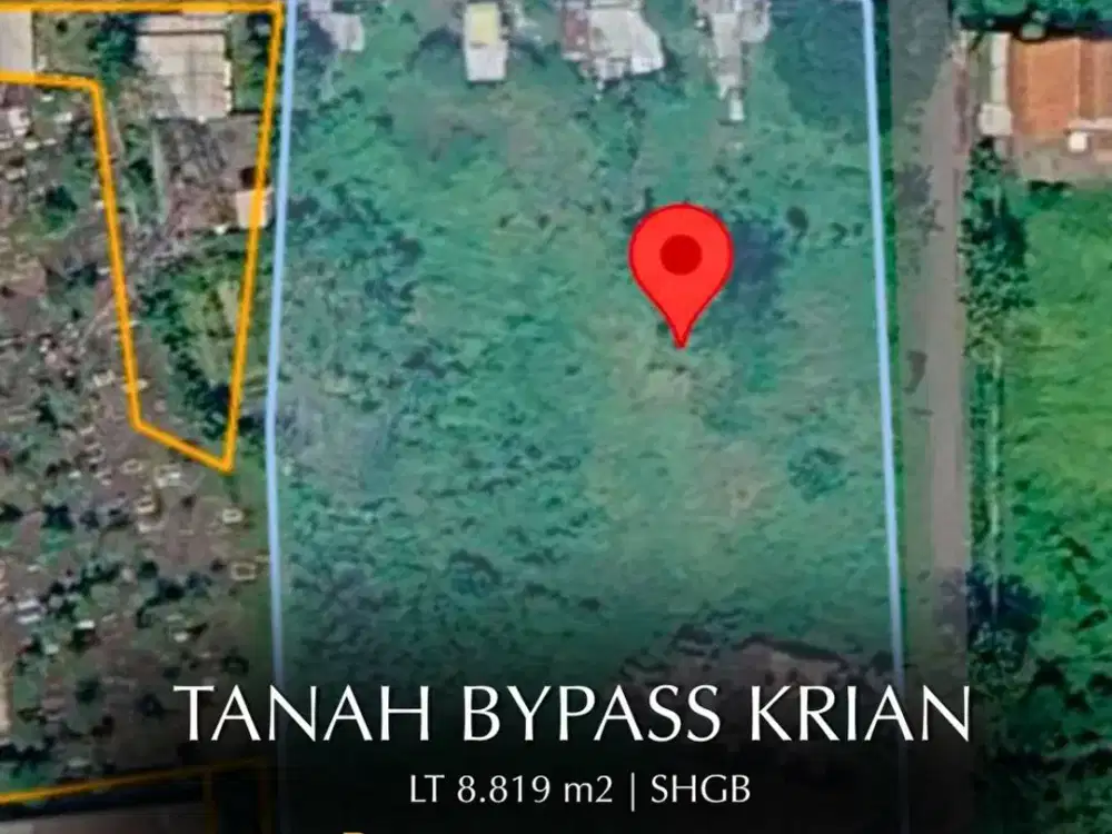 Dijual Tanah Nol jalan Raya Bypass Krian