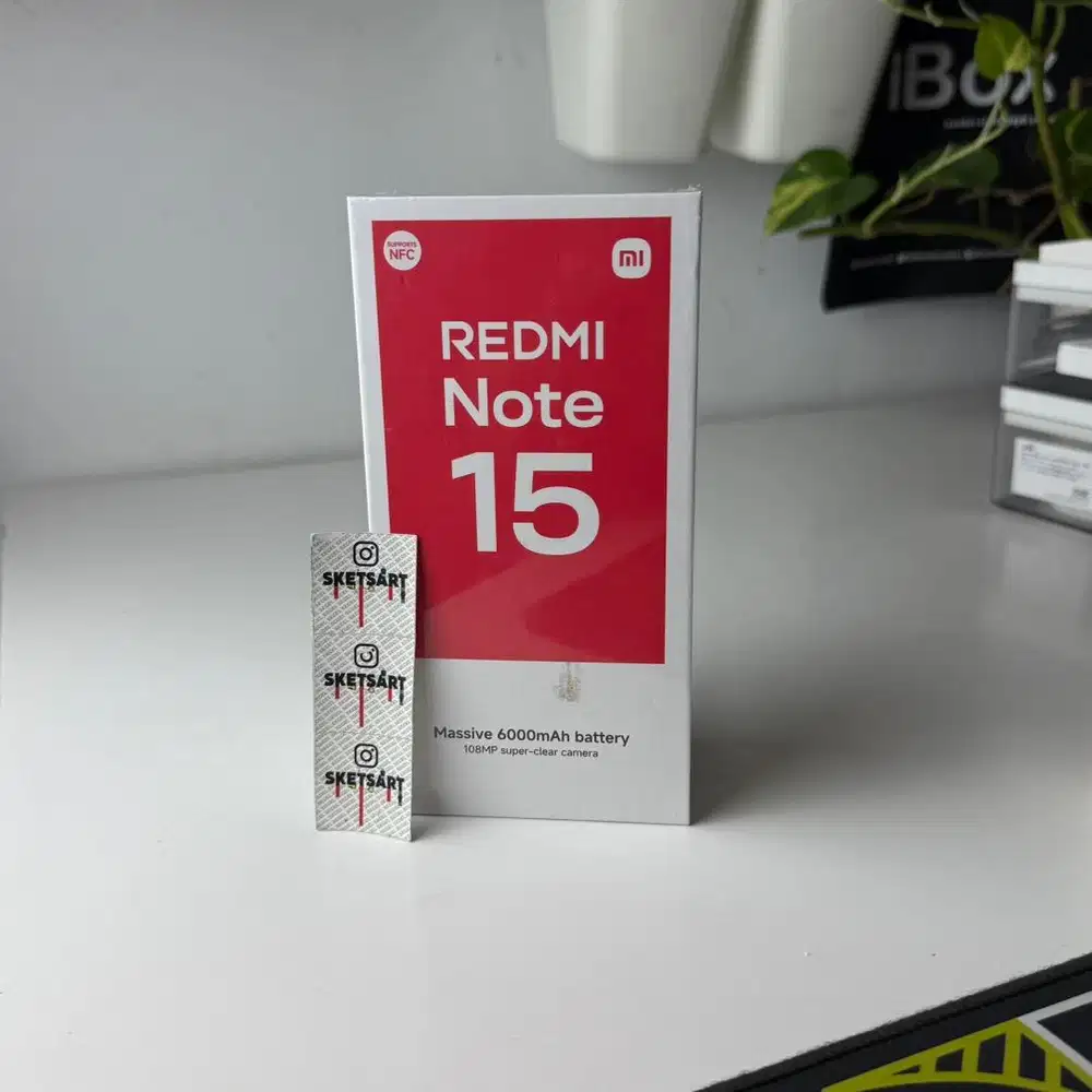 Redmi Note 15 Black 8/128gb New / Baru Segel Garansi Resmi