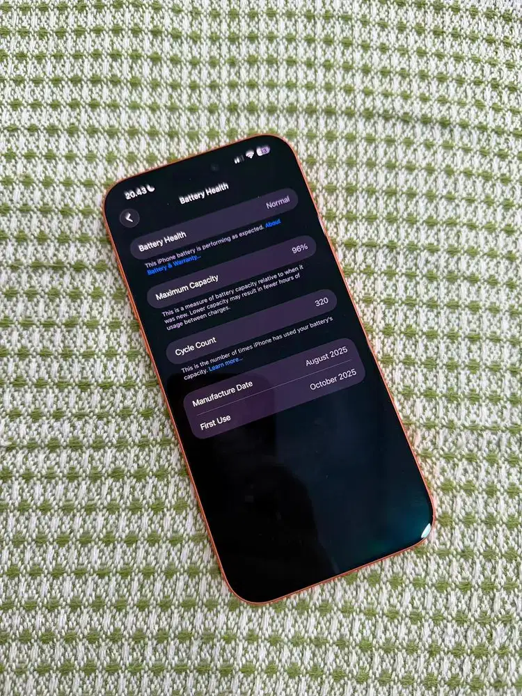 iPhone 17 Pro Max 256GB Resmi