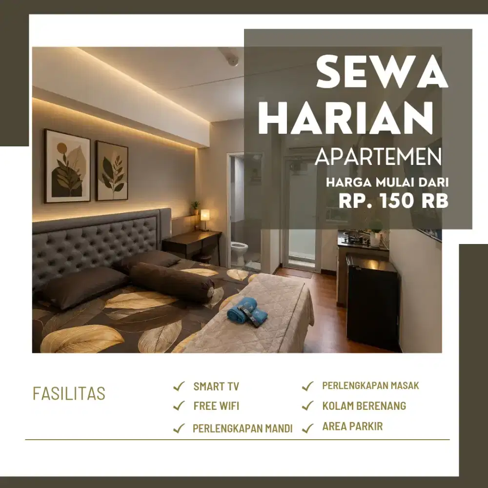 sewa apartemen harian green Pramuka city Jakarta pusat