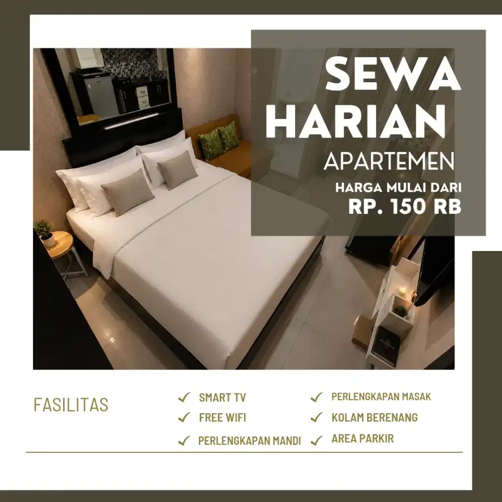 sewa apartemen harian green Pramuka city Jakarta pusat