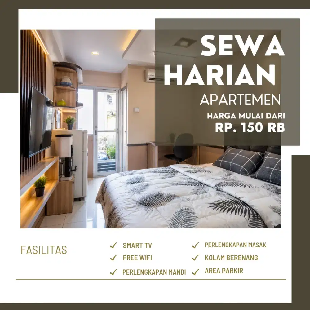 sewa apartemen harian green Pramuka city Jakarta pusat