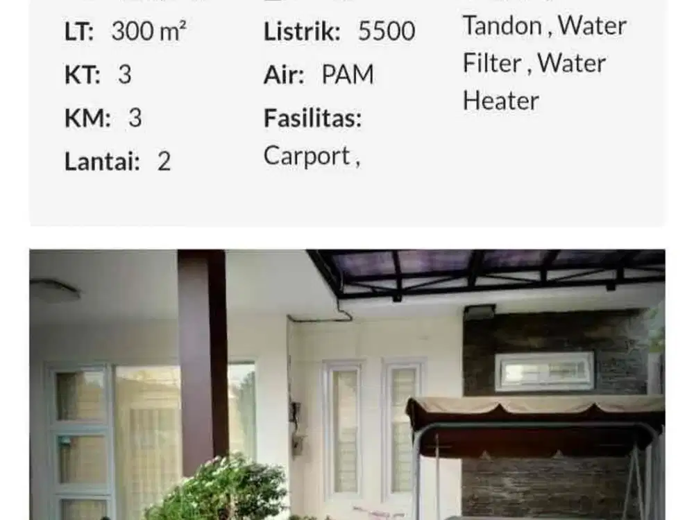 Di Jual Rumah Pupuk Utara dekat mall BSB
