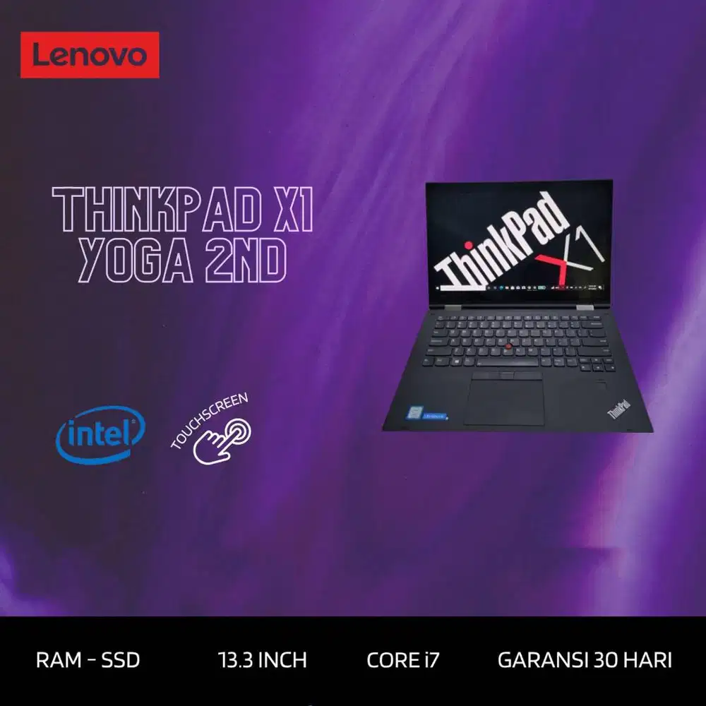 Lenovo Thinkpad X1 Yoga 2nd Core i7 7500u 7th Gen Ram 16GB  Touch *RRC