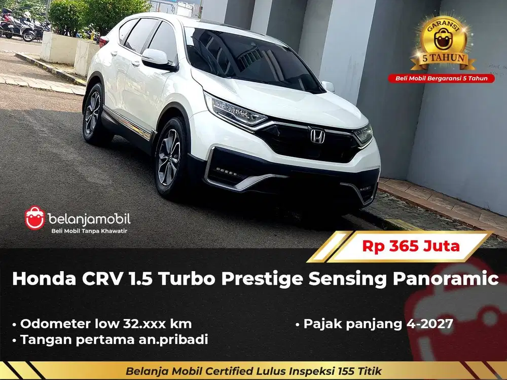 [LOW KM 32RB] Honda CRV CR-V CR V 1.5 Turbo Prestige Sensing 2021/2022