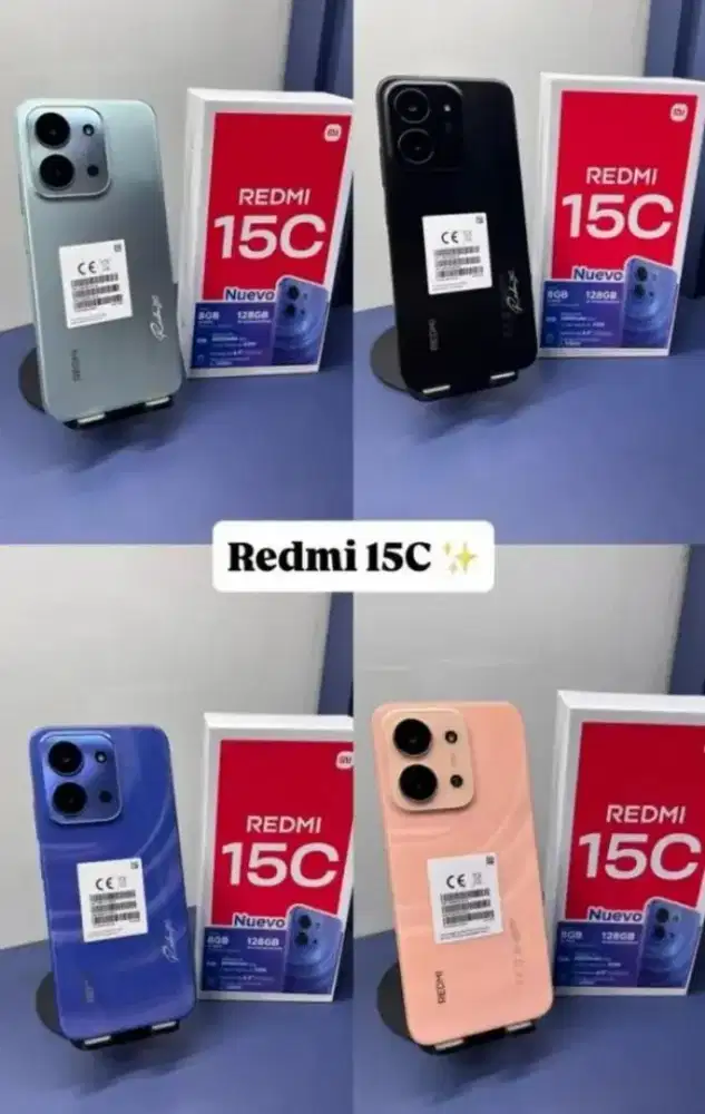 Redmi 15C Ram 6/128 GB