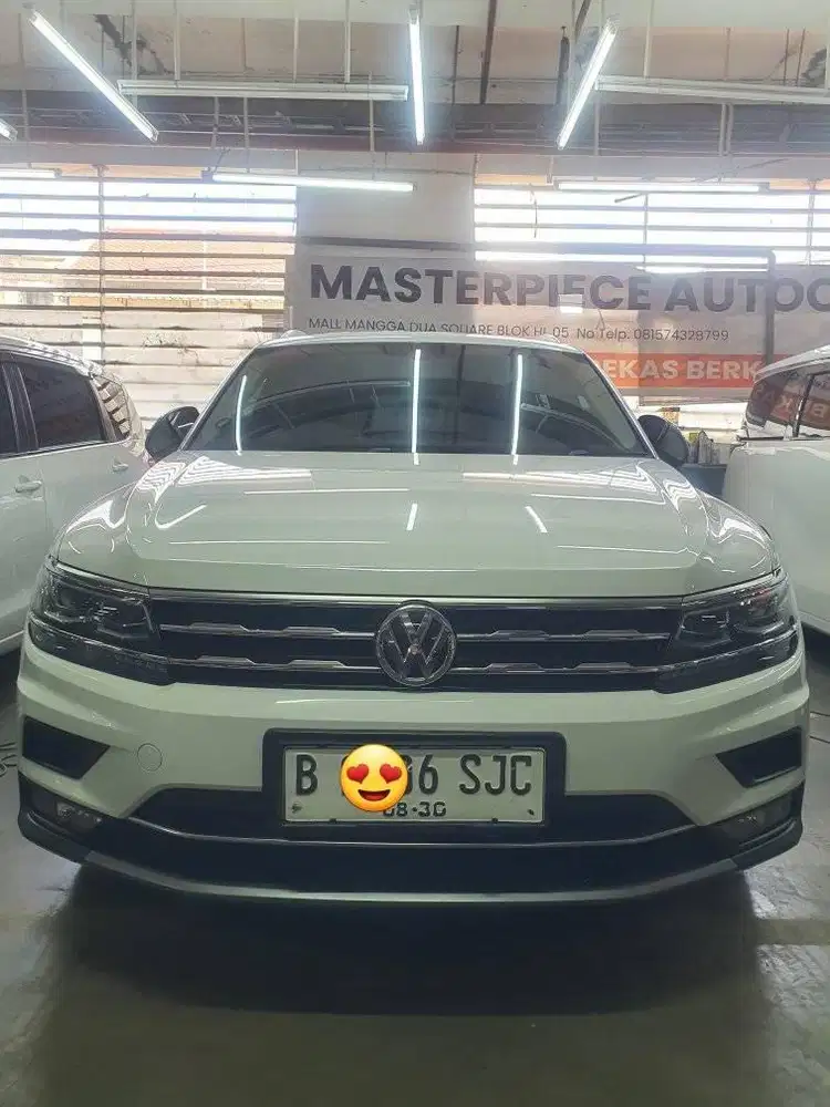 vw tiguan 1.4 allspace tsi 2020 putih bebas lakban siap pakai