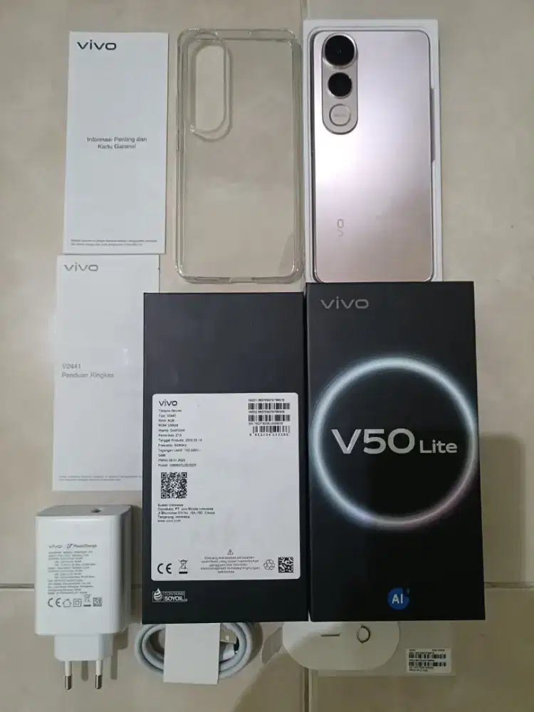 Vivo V50 lite 8/256 seperti baru