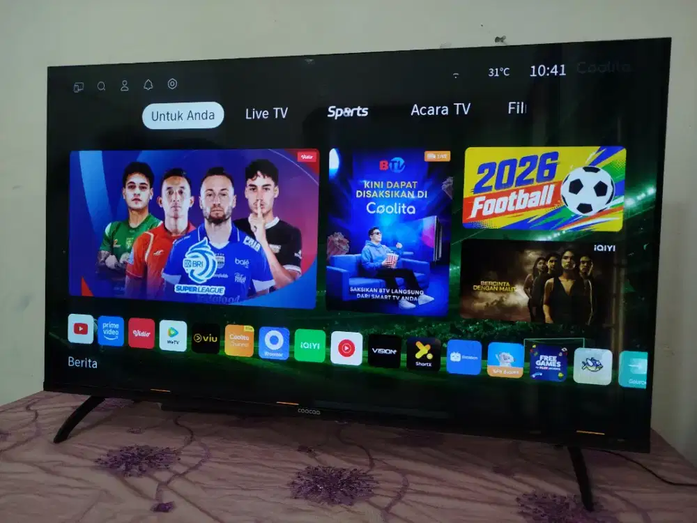 Smart TV Coocaa 43 inch Bazel less