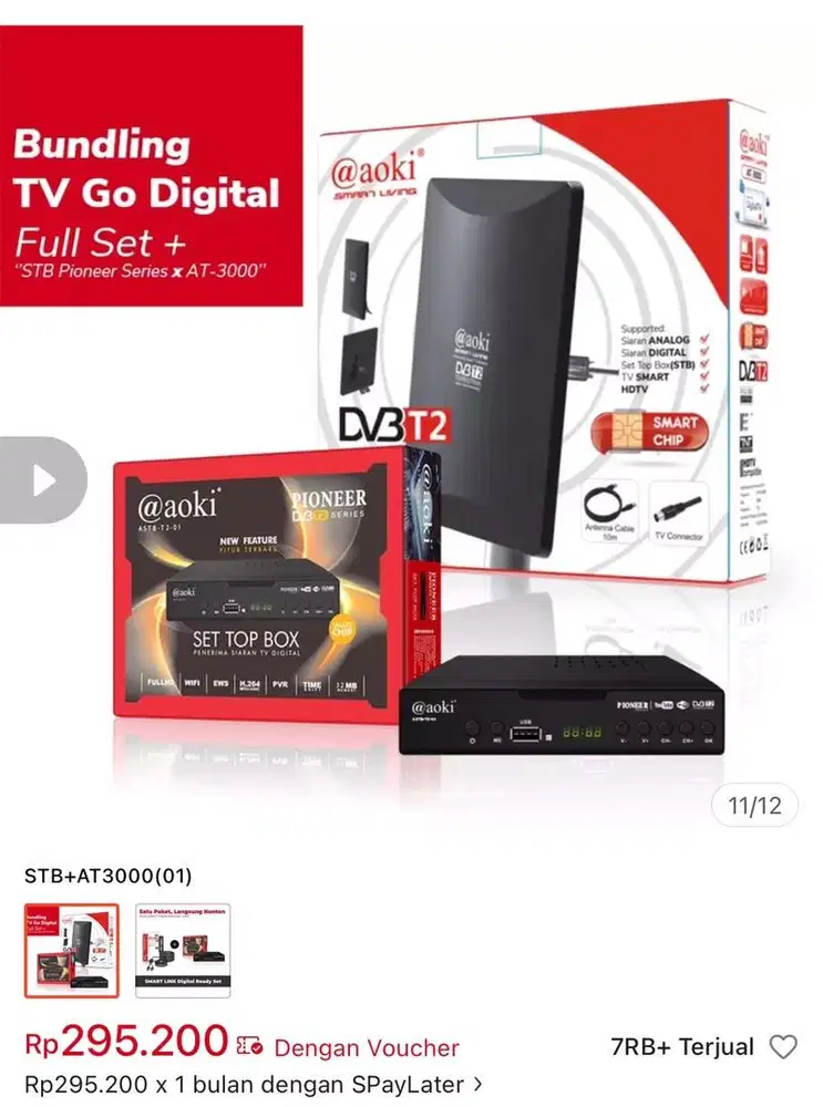 AOKI bundling STB tv digital AT3000