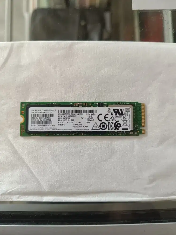 NVME M.2 1000GB/1TB, SENTINEL 100% SIAP PAKAI