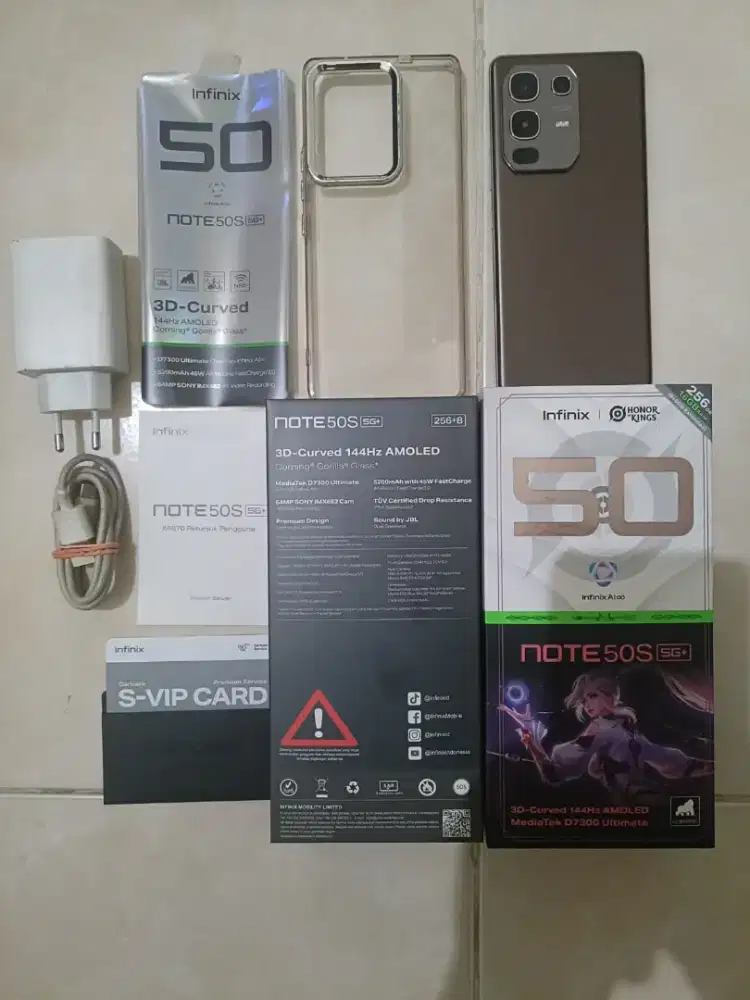 Infinix note 50s 5G 8/256 seperti baru