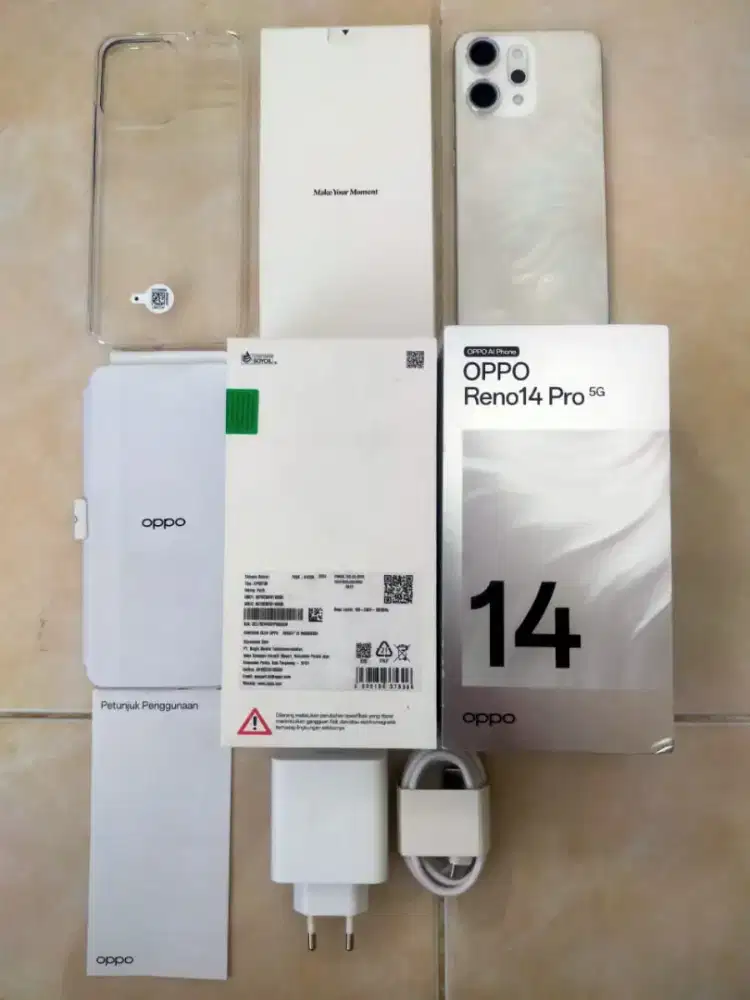 Oppo Reno 14 pro 5G 12/512 seperti baru