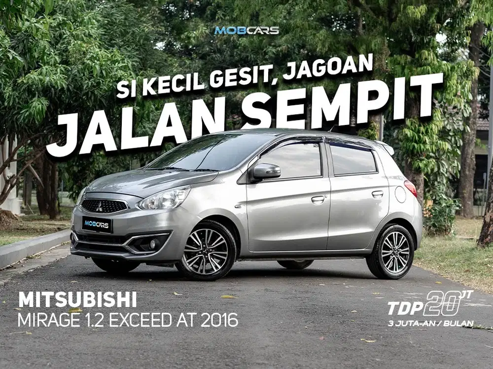 FREE E TOLL 1 JUTA MIRAGE EXCEED 1.2 MATIC 2017