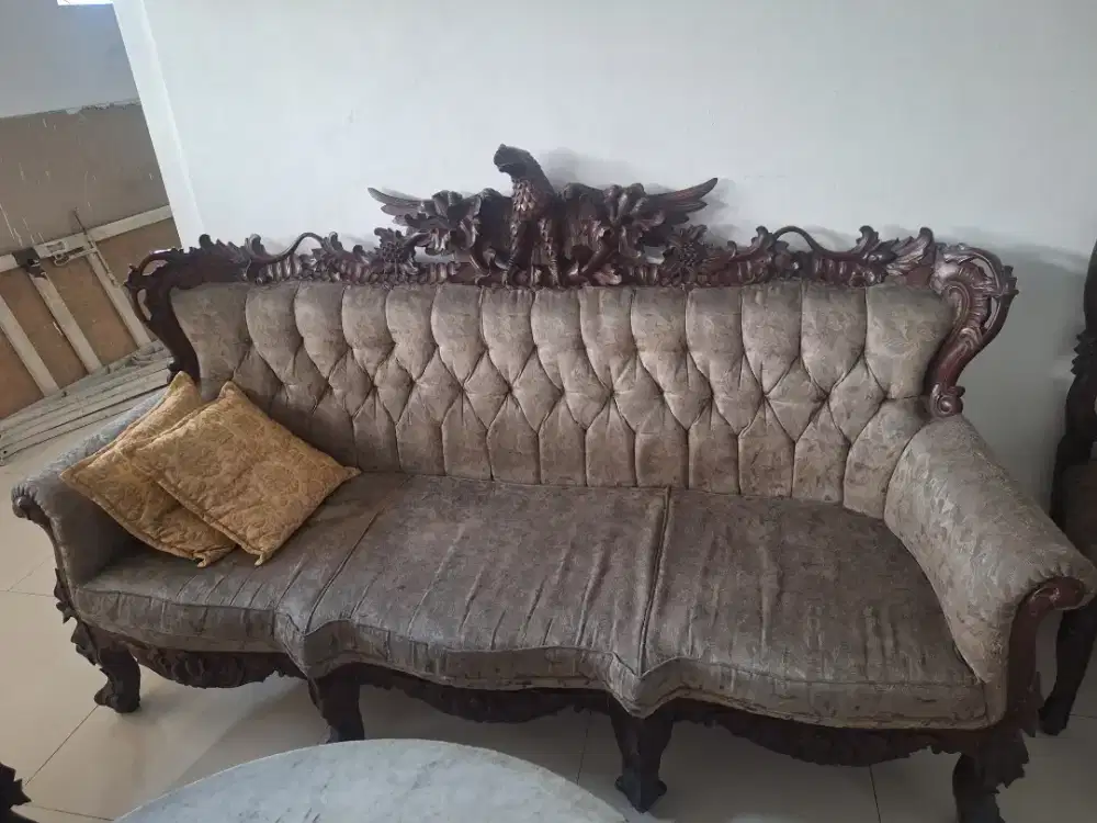Kursi Sofa jati kuno
