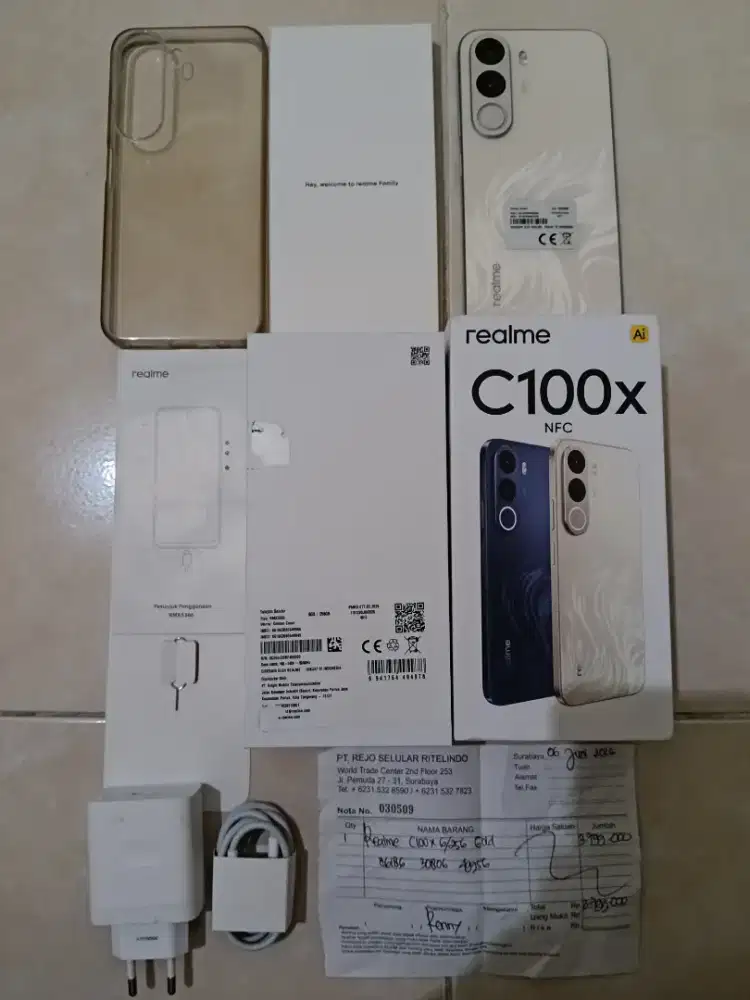 Realme C100x 6/256 seperti baru