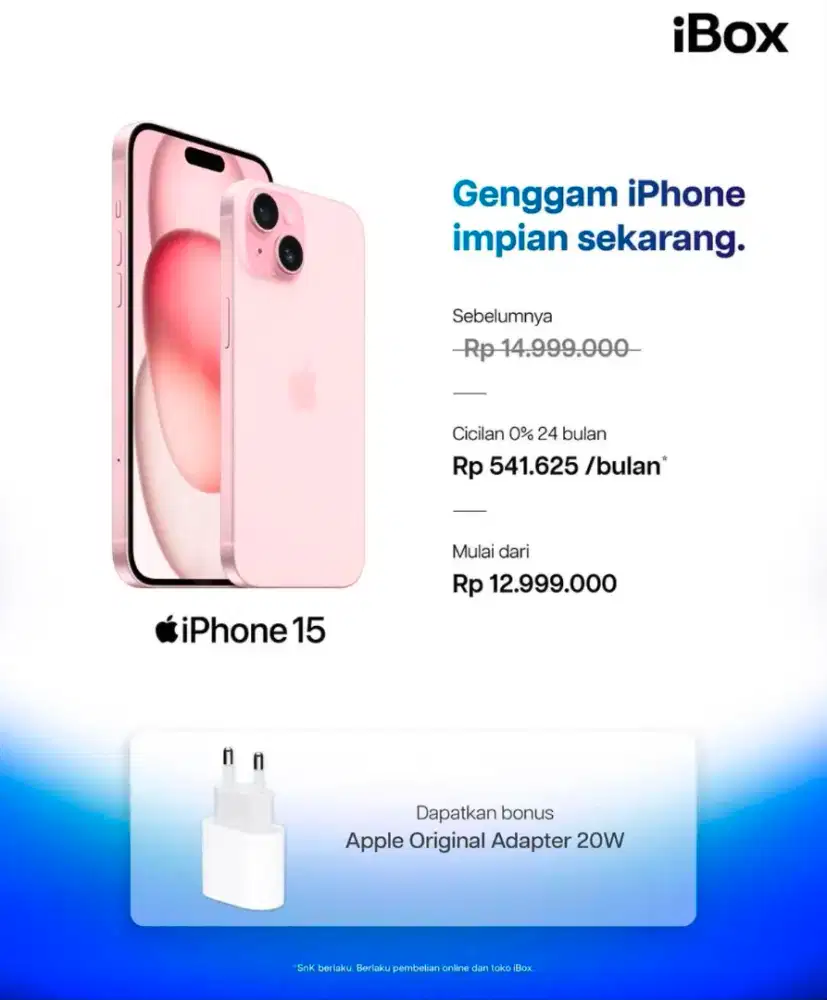 KREDIT/CICILAN IPHONE TANPA DP 0% DI HOME CREDIT