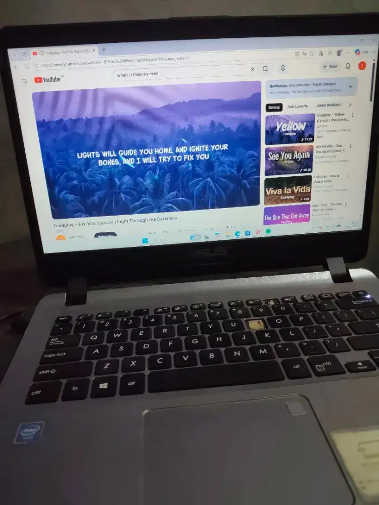 Laptop Asus A407M Bekas
