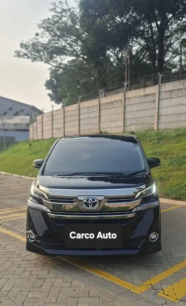 Toyota Vellfire 2.5L G 2017 Hitam Siap Pakai