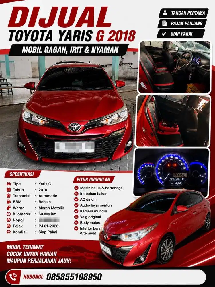 Toyota Yaris 2018 Bensin