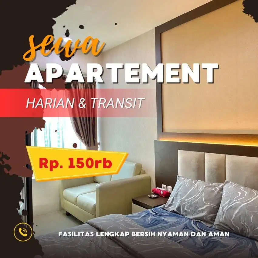 Sewa Apartemen Green Pramuka Harian/Transit Termurah Jakarta Pusat