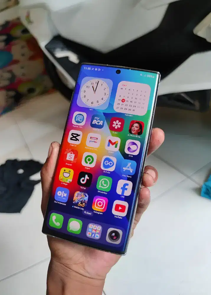 Samsung galaxy note 10 plus edge lengkung layar gede mulus siap pakai