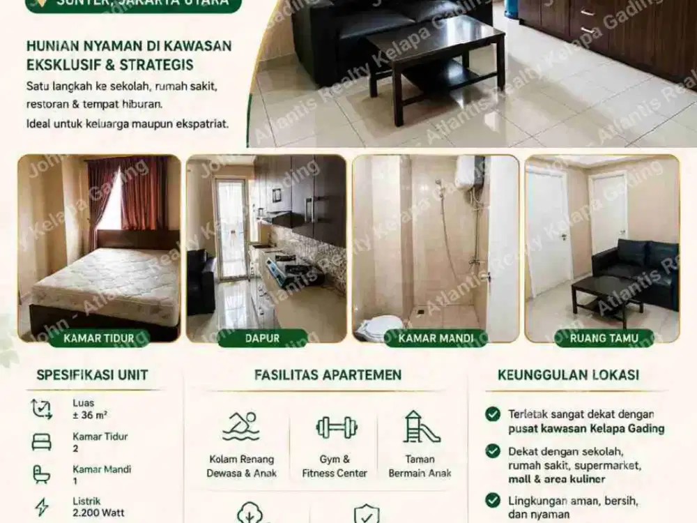 Apartment strategis di Sunter
