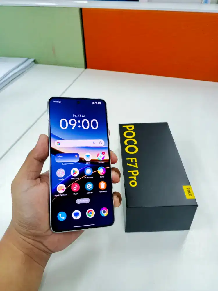 POCO F7 PRO RAM 12/512 Fullset Full ORI