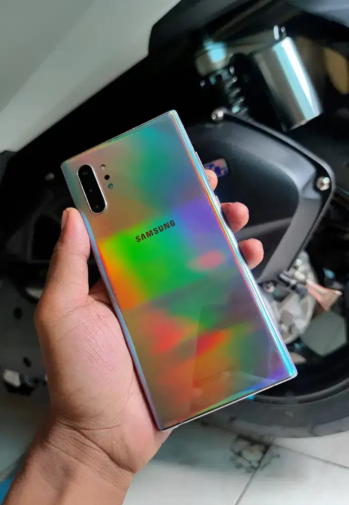Samsung galaxy note 10 plus edge lengkung layar gede mulus siap pakai