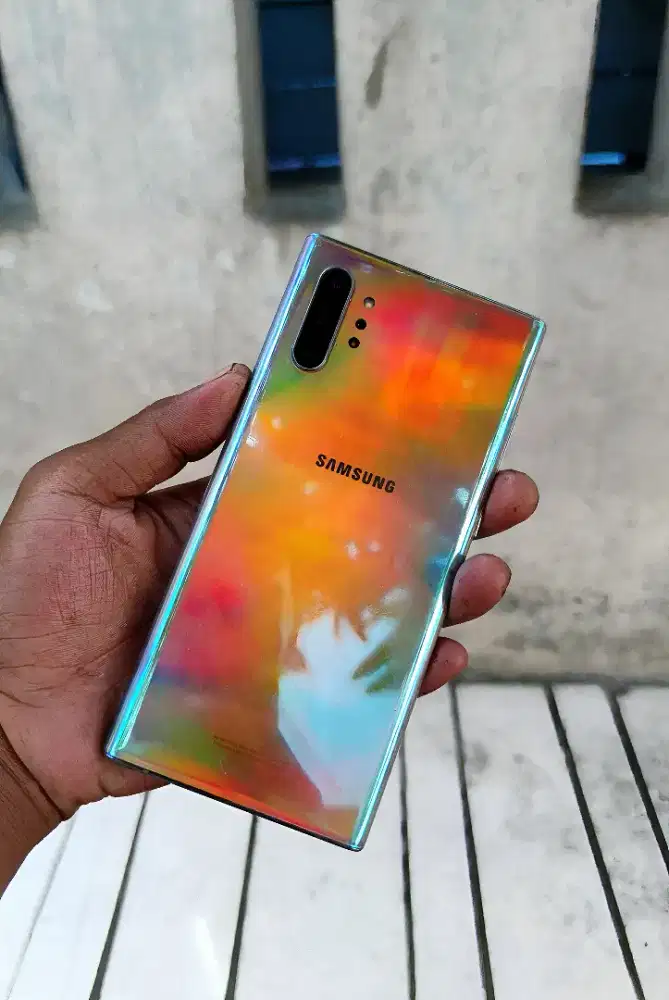 Samsung galaxy note 10 plus edge lengkung layar gede mulus siap pakai