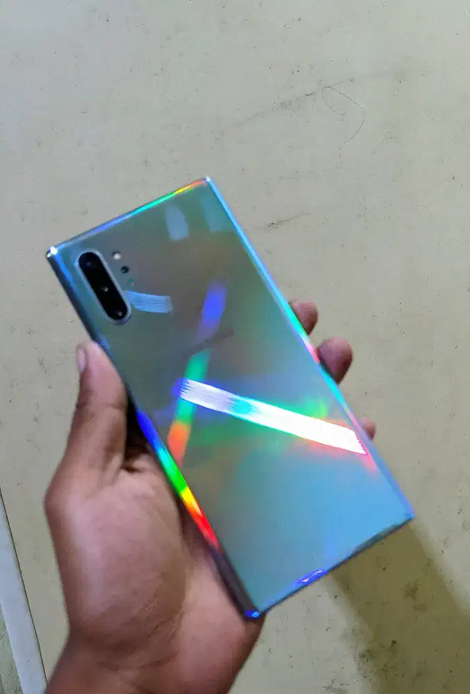 Samsung galaxy note 10 plus edge lengkung layar gede mulus siap pakai