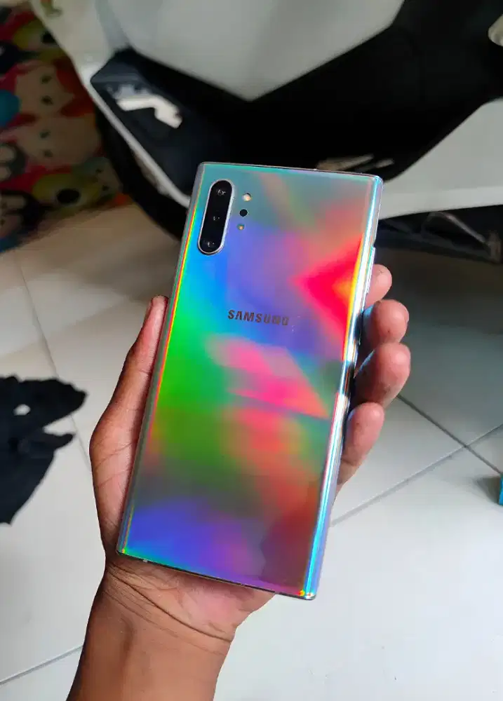 Samsung galaxy note 10 plus edge lengkung layar gede mulus siap pakai