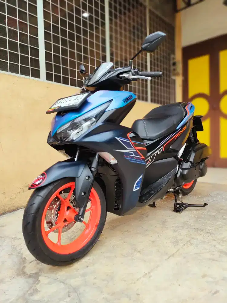Yamaha Aerox / Aerox 155 2023 Cyber City, Blue Premium Doff, Mulus.