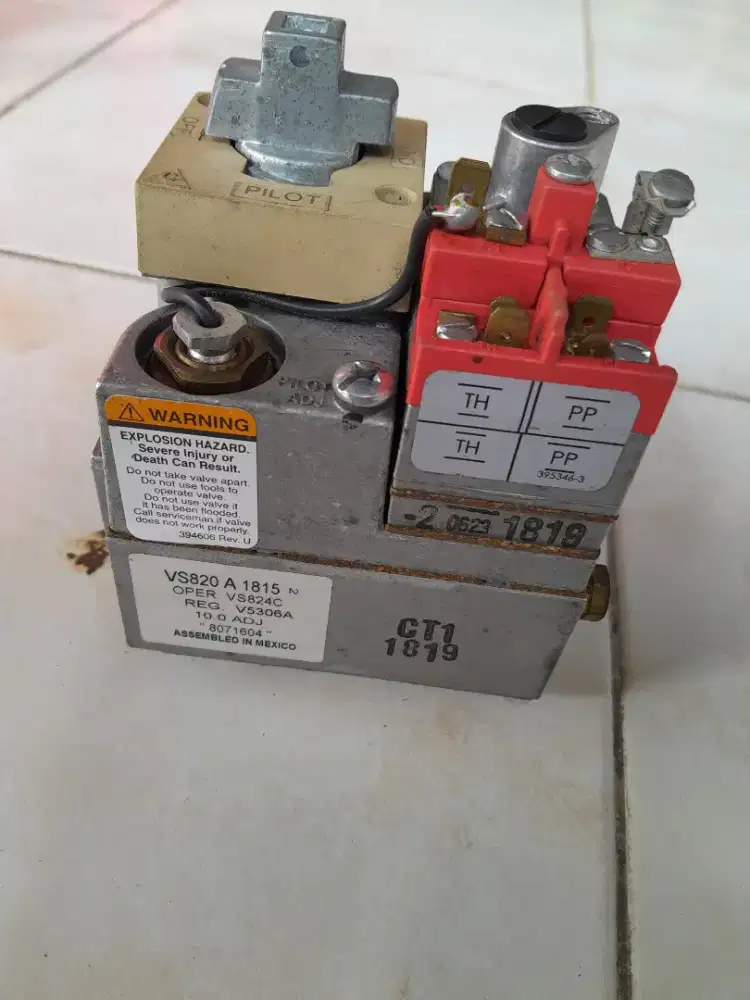 Gas valve deep fryer Dean
