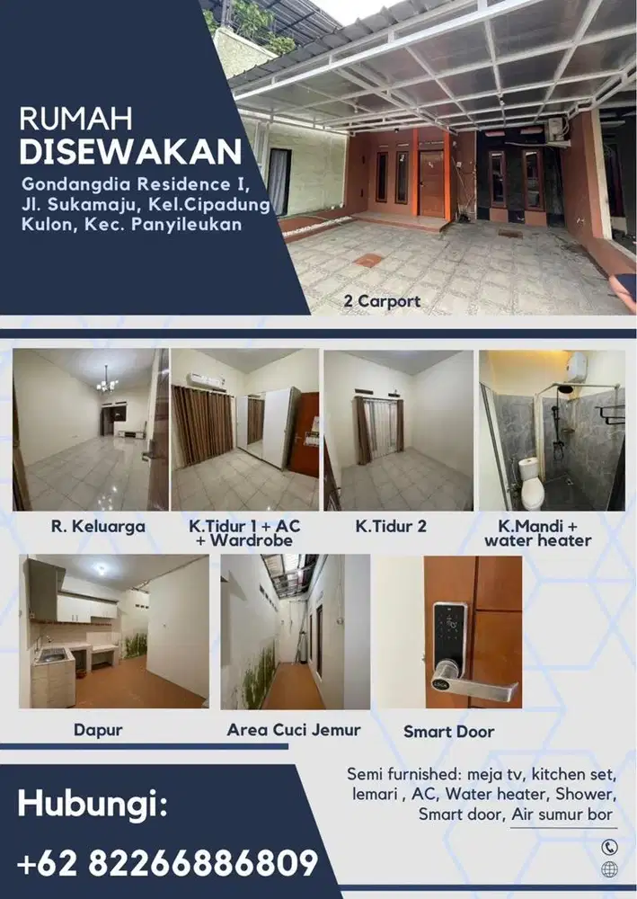 Disewakan Rumah Daerah Pangaritan Cipadung Kulon