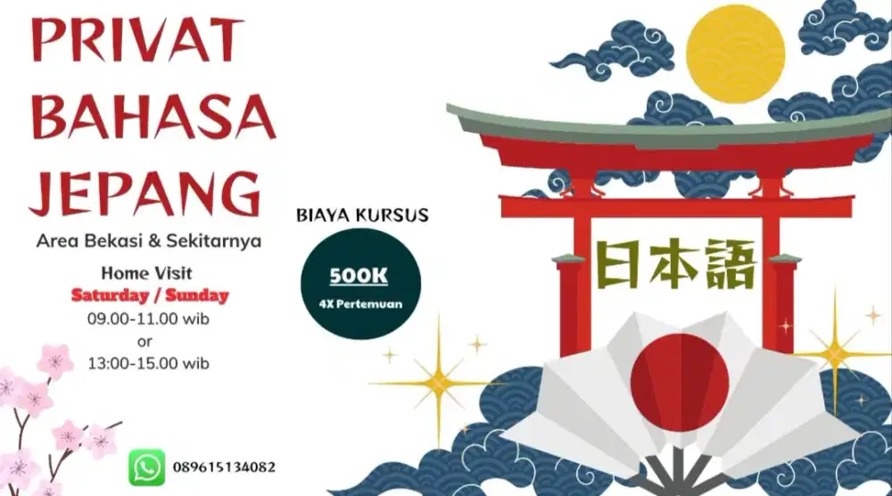 Kursus Bahasa Jepang (Pemula)