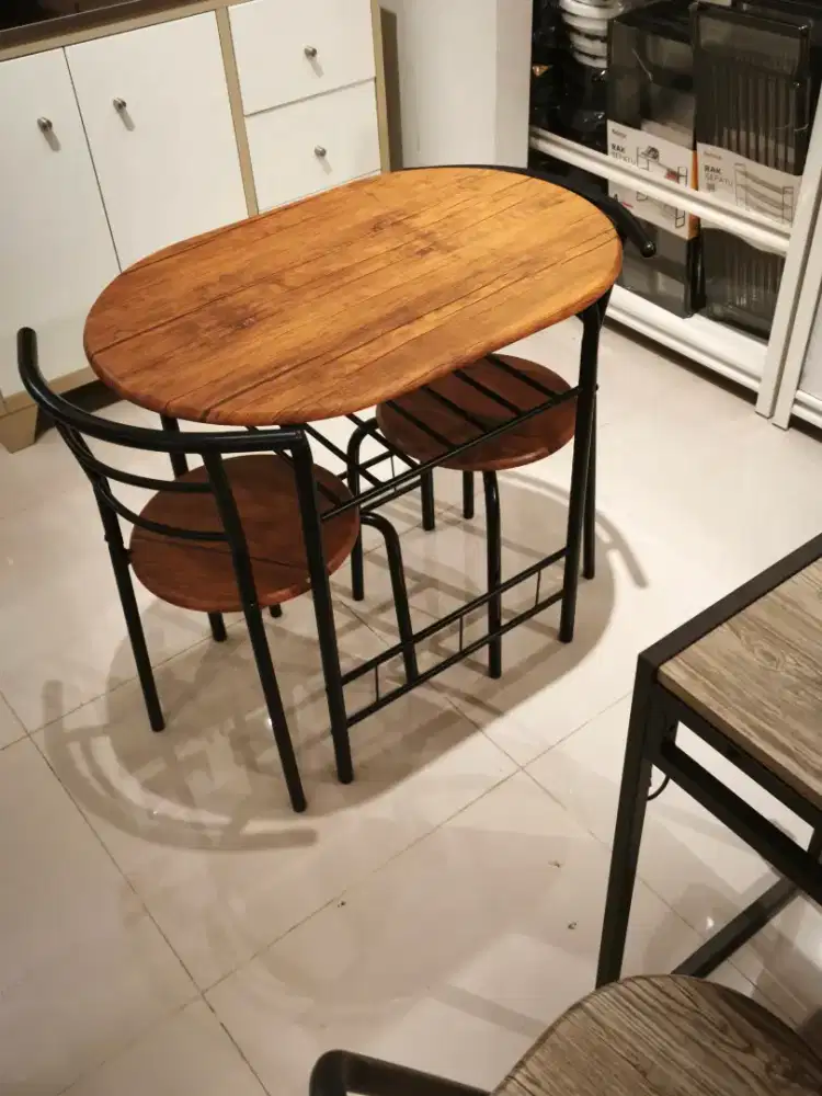 set meja makan baru murah
