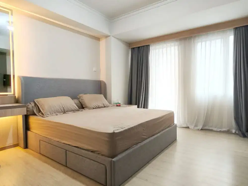 Disewakan Studio Interior Bagus di Apartemen Royal Mediterania Garden