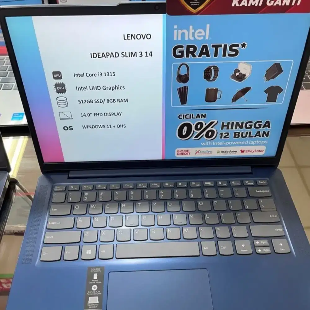 Laptop Lenovo Ideapad Slim 3 Promo Free 2x Angsuran