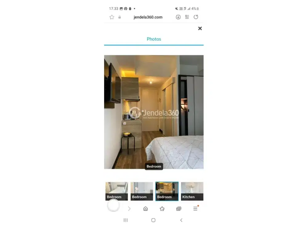 Disewakan harian apartemen orchard studio full furnish lantai 20