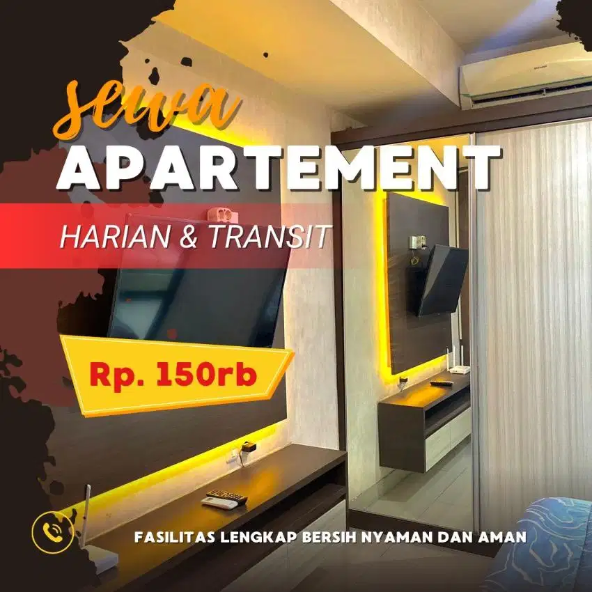 Disewakan apartemen harian/transit Termurah GREEN PRAMUKA Jakarta