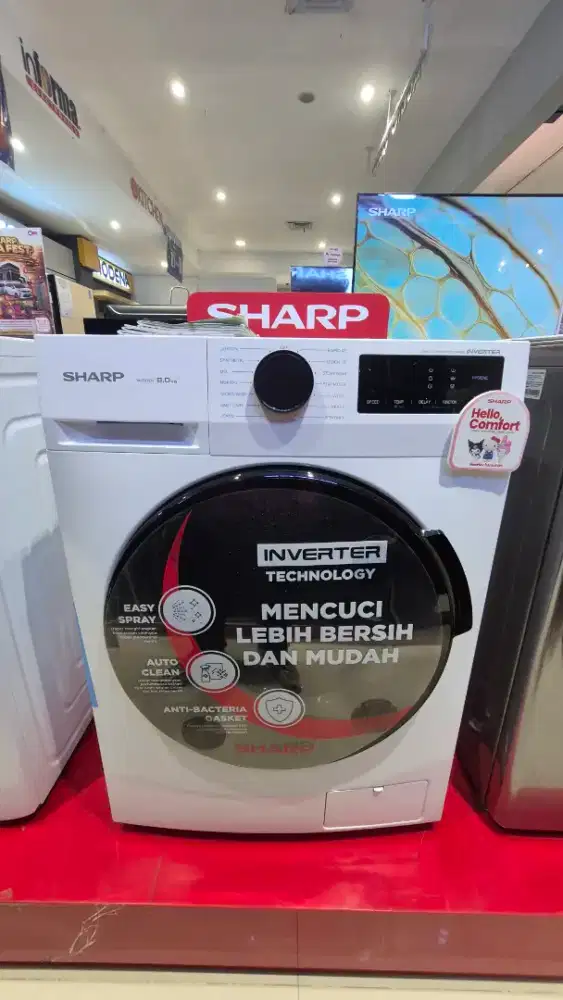 Promo mesin cuci sharp kapasitas 8kg