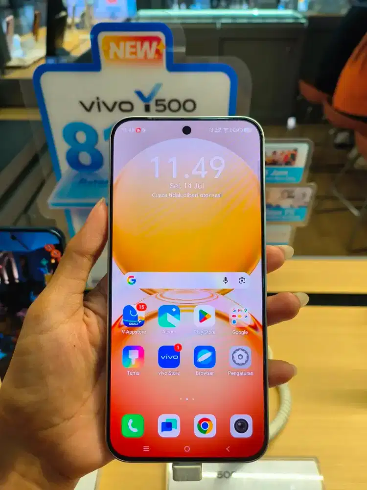 Cicilan handphone Vivo Y500 pakai Akulaku