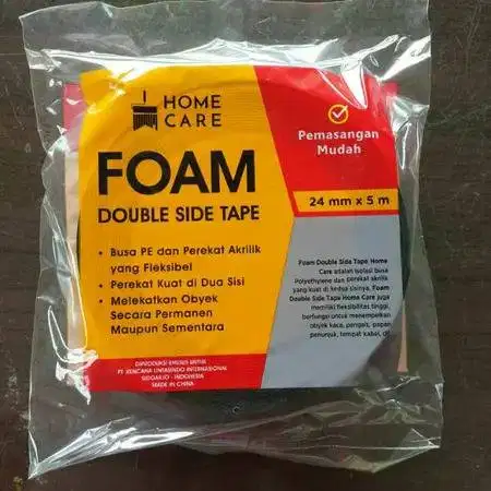 Double Foam Tape Home Care 24mm x 5m Double Tape Busa
