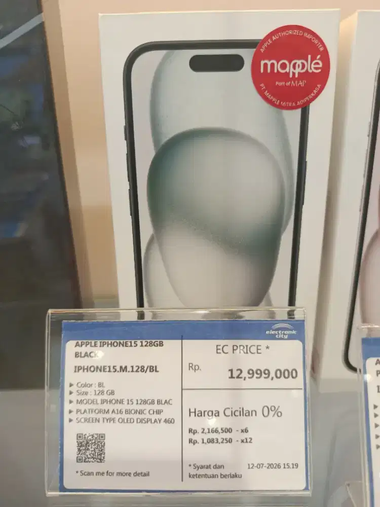 IPHONE 15 BASIC 128GB BISA CICILAN TANPA KARTU KREDIT