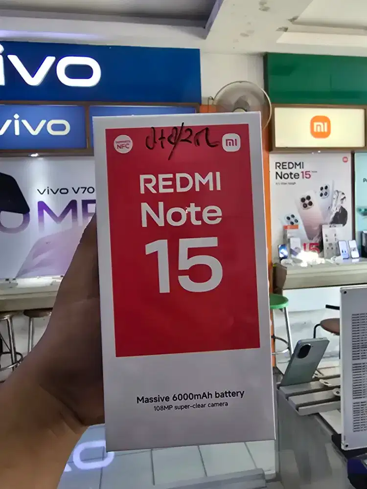 XIAOMI NOTE 15 8+8/256GB GARANSI RESMI