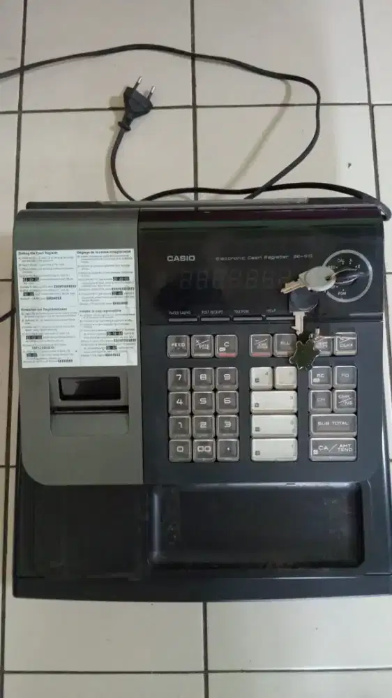 Di jual cash register